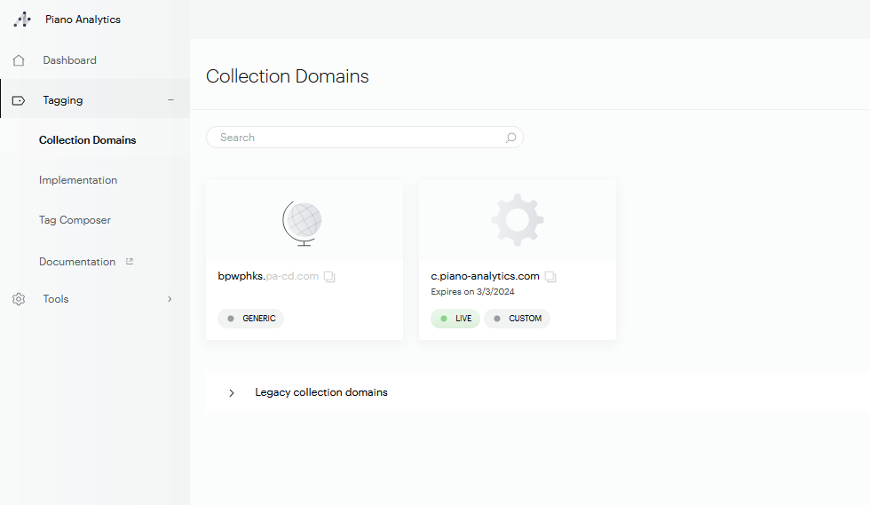 Collection domain